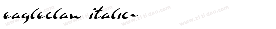 Eagleclaw Italic字体转换